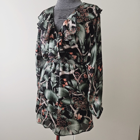 Johanna Ortiz x H&M Patterned Floral Mini Dress - Picture 4 of 15